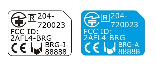 iOS用ブリッジカード（左）とAndroid用ブリッジカード（右）の表示